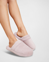 Barefoot Dreams Quilted Flat Slippers In Faded Rose