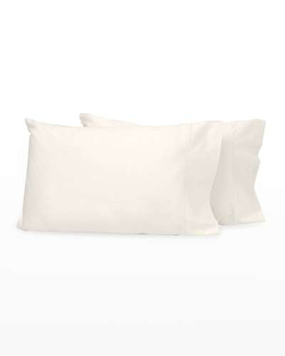 Signoria Firenze Nuvola Percale Pillowcases, Set Of 2 In Ivory