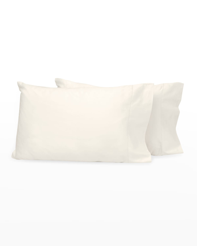 Signoria Firenze Nuvola Percale 600 Thread Count Pillowcases In Ivory