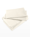 Signoria Firenze Nuvola Percale 600 Thread Count Queen Sheet Set In Ivory