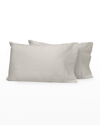 Signoria Firenze Nuvola Percale 600 Thread Count Pillowcases In Pearl