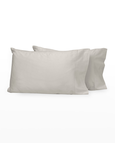 Signoria Firenze Nuvola Percale Pillowcases, Set Of 2 In Pearl