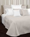 Signoria Firenze Letizia Quilted King Coverlet In Pearl