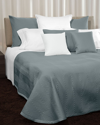 Signoria Firenze Letizia Quilted King Coverlet In Wilton Blue