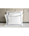 Signoria Firenze Granduca 600 Thread Count King Sham In White/dark Blue