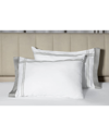 Signoria Firenze Sinfonia Pillowcases, Set Of 2 In White/silver Moon