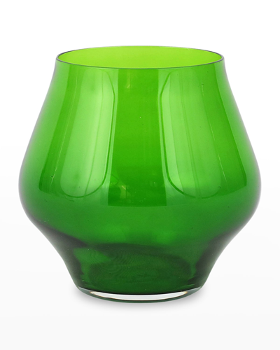 Vietri Contessa Emerald Stemless Wine Glass