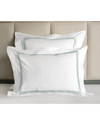 Signoria Firenze Granduca 600 Thread Count European Sham In White/wilton Blue