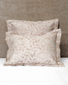 Signoria Firenze Argentario 500 Thread Count Jacquard Standard Sham In Pink/khaki