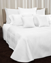 Signoria Firenze Letizia Quilted Queen Coverlet In White