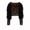 Knwls Orange & Black Yeti Sweater In Black