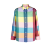 THE ELDER STATESMAN GREEN CHECK WOOL SHIRT,22014918357737