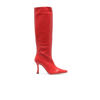 Staud Red Cami 100 Leather Knee-high Boots In Red