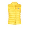 MONCLER YELLOW LOGO PATCH PADDED GILET,H10931A102005304818010455
