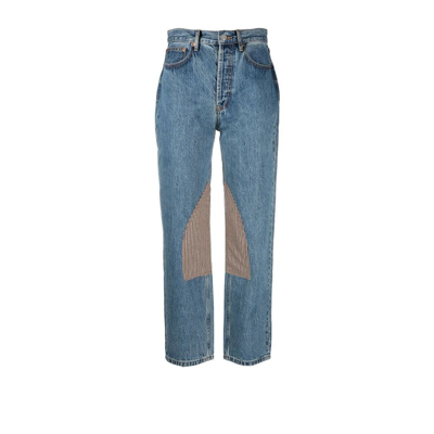 Still Here Blue Kennedy Childhood Straight-leg Jeans In Ken - Classic Blue
