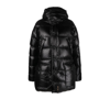 R13 Black Upside-down Down Jacket In Black