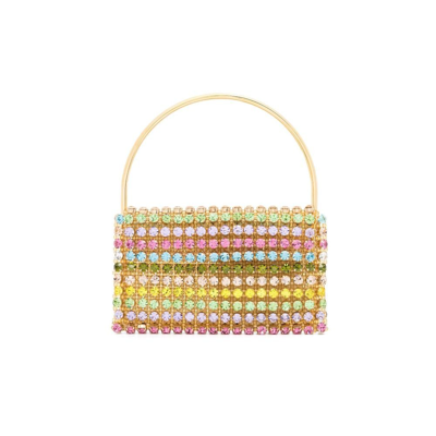 Vanina Tasche Les Nuances Baguette Aus Kristallen In Blue