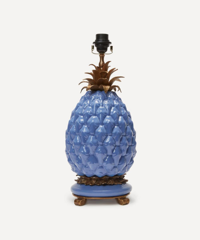 House Of Hackney Ananas Pineapple Lampstand Cornflower Blue