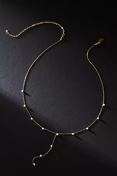 Tai Mini Pearl Drop Necklace In Gold