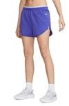 Nike Tempo Luxe Dri-fit Running Shorts In Lapis/ Royal Tint