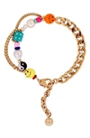 MARTHA CALVO HAPPY GO LUCKY BEADED BRACELET