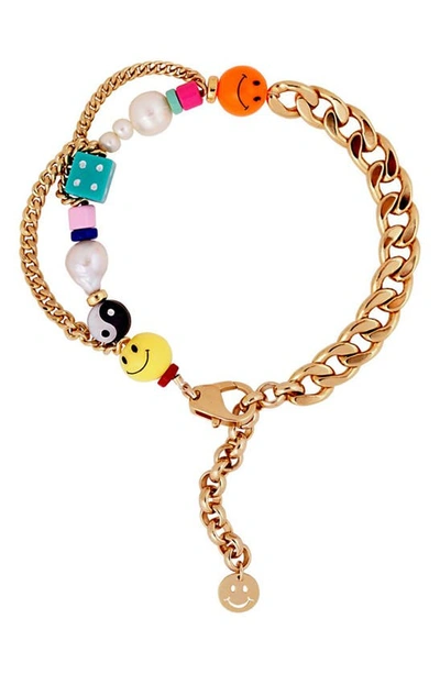 Martha Calvo Gold-plated Happy Go Lucky Bracelet