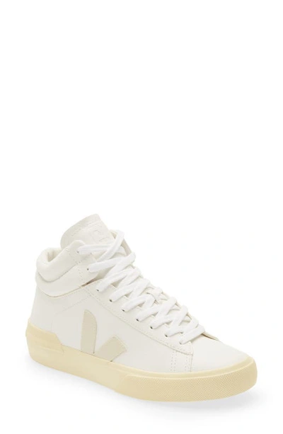 Veja Minotaur High Top Sneaker In Extra-white Pierre Butter