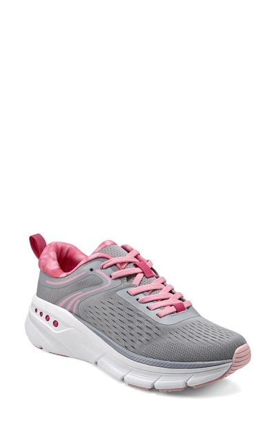 Easy Spirit Maxine Sneaker In Gray,pink Multi