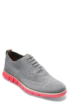 Cole Haan Zerogrand Stitchlite Wing Oxford In Ironstone/ Flash