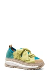 Free People Chapmin Espadrille Sneaker In Green