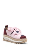 Free People Chapmin Espadrille Sneaker In Rose