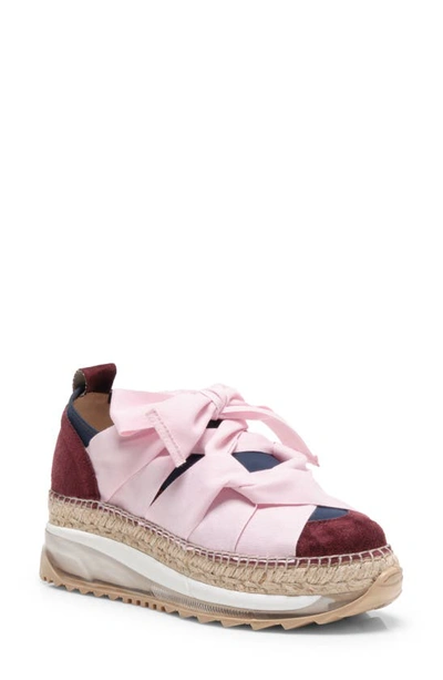 Free People Chapmin Espadrille Sneaker In Rose