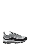 Nike Kids' Air Max 97 Sneaker In Black/ White/ Silver