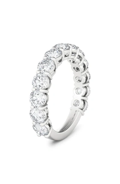 Hautecarat Lab Created Diamond Eternity Ring In 18k White Gold