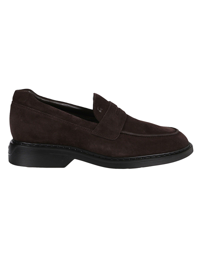 Hogan Men's  Brown Other Materials Loafers
