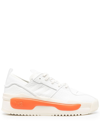 ADIDAS Y-3 YOHJI YAMAMOTO ADIDAS Y 3 YOHJI YAMAMOTO MEN'S  WHITE LEATHER SNEAKERS