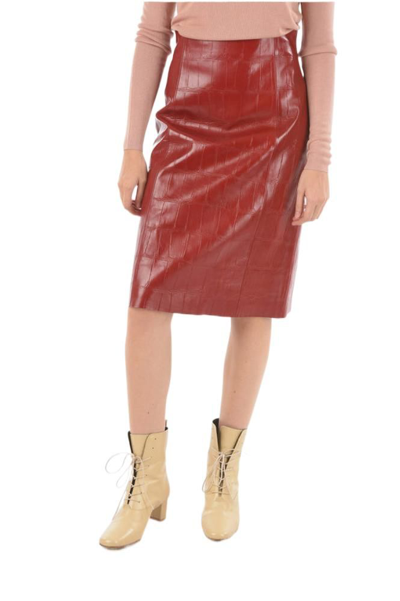 Drome Womens Red Other Materials Skirt