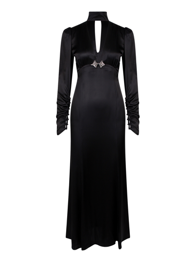 Alessandra Rich Women's Dresses -  - In Black Silk
