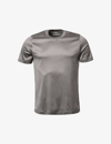 Eton Slim-fit Cotton-jersey T-shirt In Light Grey