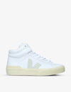 Veja Leather Minotaur High-top Sneakers In White/oth