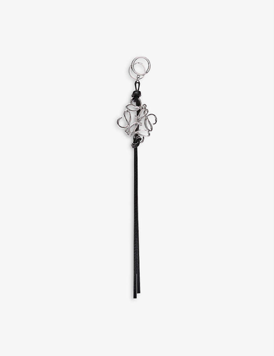 Loewe Anagram Charm In Calfskin In Black