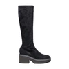 Clergerie Anki 75mm Knee-high Suede Boots In Black