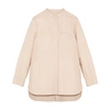 Yves Salomon Long-sleeved Leather Shirt In Rose