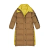 YVES SALOMON REVERSIBLE TWO-COLOR PUFFER JACKET