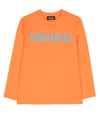 DSQUARED2 LOGO PRINT LONG-SLEEVE TOP