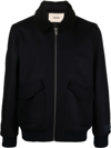 ZADIG & VOLTAIRE FAUX-SHEARLING COLLAR JACKET