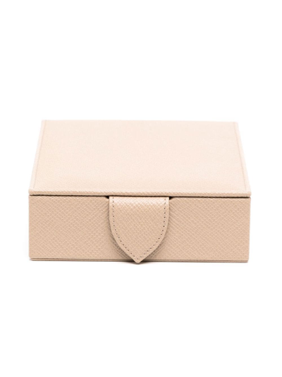 Smythson Schmuckschatulle Mit Klappe In Neutrals