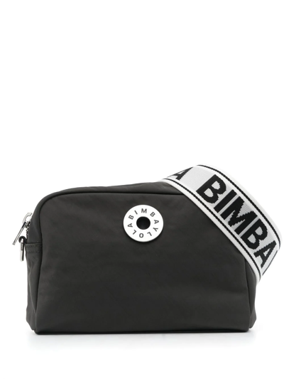 Bimba Y Lola Logo-plaque Crossbody Bag In Grey