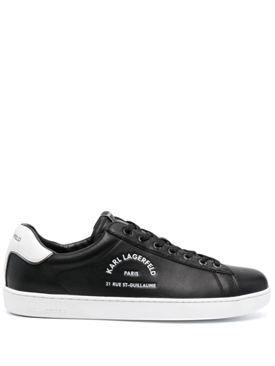 Karl Lagerfeld Kourt Ii Low-top Sneakers In Black