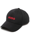 HUGO LOGO-EMBROIDERED DENIM CAP